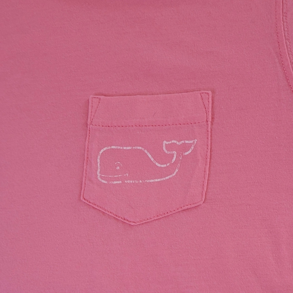 Vineyard Vines Pink Burgee Whale Short Sleeve Graphic T-Shirt medium - Picture 3 of 5